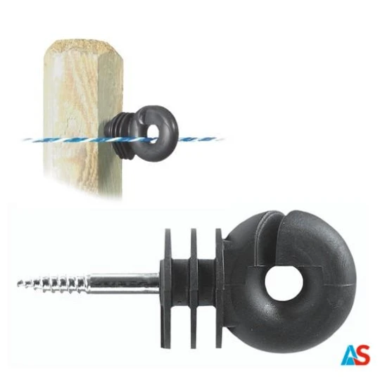 Izolator okrągły fi6 / 25szt. (drut,plecionka,taśma-drewno) 103-010-010