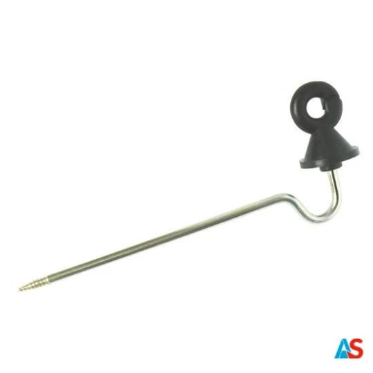 IZOLATOR OKRĄGŁY Z DŁUGIM TRZPIENIEM ZAGIĘTYM - op. 10 szt.