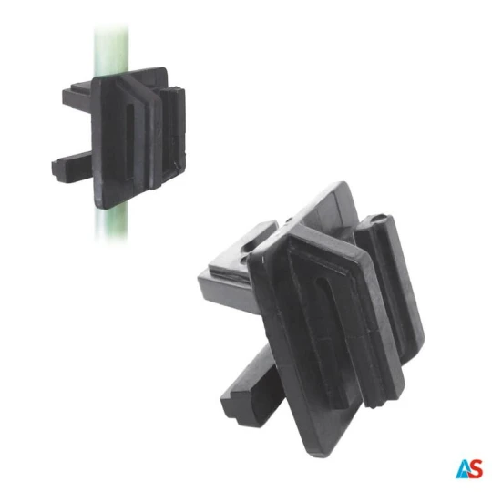 Izolator zatrzaskowy fi 10 do taśmy i drutu po 25 szt.