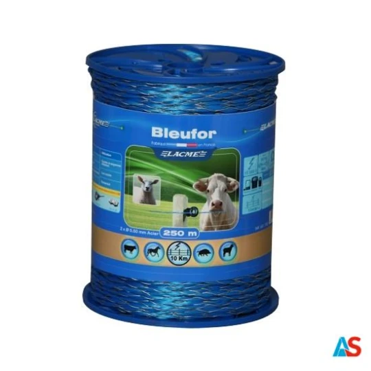 Szpula z plecionką BLEUFOR niebieska / 250 m