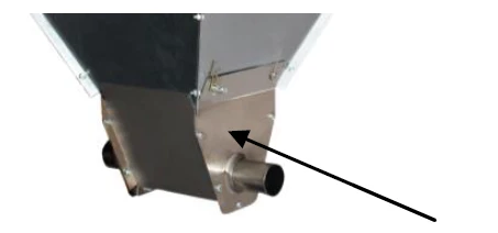 Kosz dolny kosza paszowego - stal nierdzewna