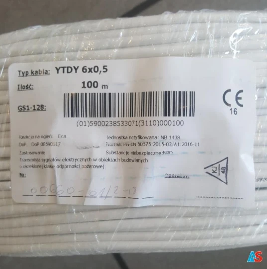 Przewód domofonowy YTDY 6x0,5