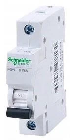 Wyłącznik nadprądowy 1P B 25A 6kA AC K60N A9K01125