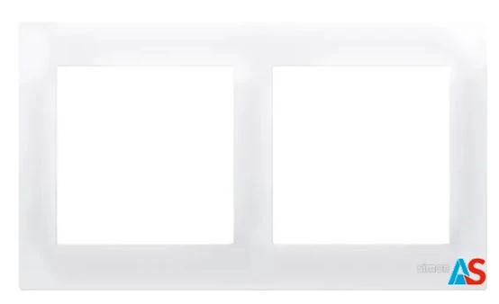 Simon 54 Premium Ramka podwójna biała DR2/11