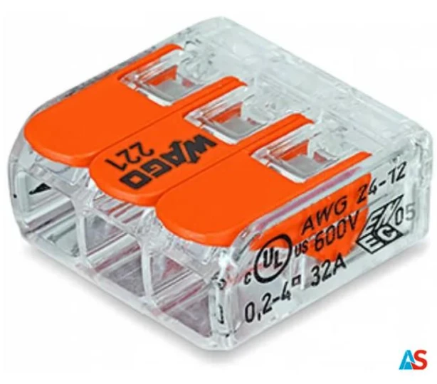 WAGO Szybkozłączka 3x0,2-4mm2 221-413