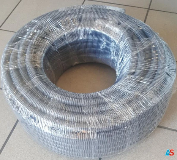 TTPLAST Rura karbowana z pilotem 25mm szara 320N RKLSP 25/20 10287 /50m/