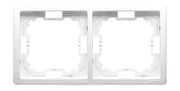 Simon Basic Standard Ramka podwójna biała BMR2/11