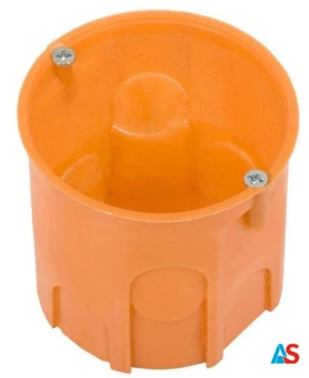 Puszka podtynkowa 60mm z wkrętami Z60DFw