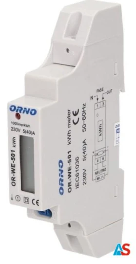 Wskaźnik zużycia energii LCD OR-WE-501