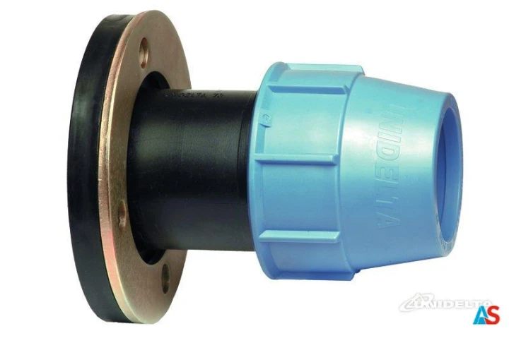 Złączka przelotowa z kołnierzem PE 75 x 2,5