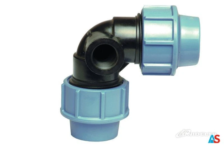 Kolano PE z gwintem wewnętrznym 25 x 25 x 1/2