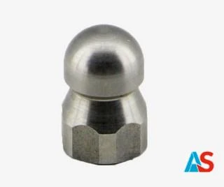 Dysza 3-drożna do czyszczenia rur ze stali nierdzewnej 3/8 