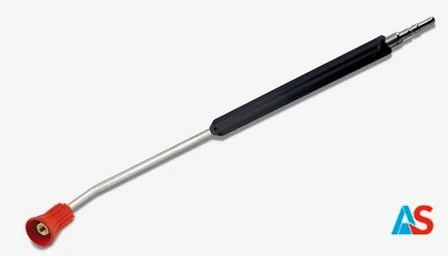 Lanca zraszająca VA 2000 mm zagięta pod kątem 15 °, złączka KEW, dysza kontrolna czerwona 1/4 