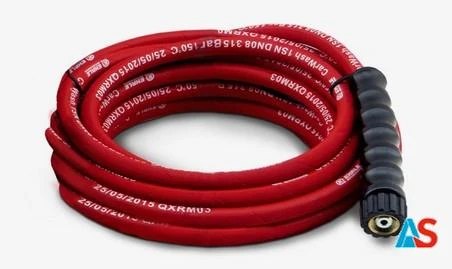 EHRLE Wąż wysokociśn. 30 m, HSC M22x1,5, DN10, 315 bar, czerwony z 1 końcówką