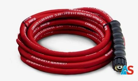 EHRLE Wąż wysokociśn. 15m DN06 z ochroną przed zginaniem po jednej stronie, 250bar,150'C HSC M22x1,5