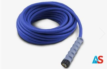 EHRLE Wąż wysokociśn. 15 m, HSC M22x1,5, DN08, 315 bar, niebieski z 1 końcówką, dla przemysłu spożywaczego