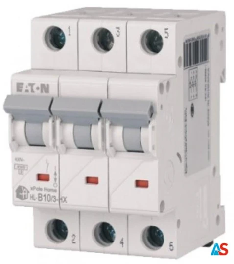 EATON Wyłącznik nadprądowy 3P B 10A 6kA AC xPole Home HN-B10/3 194879