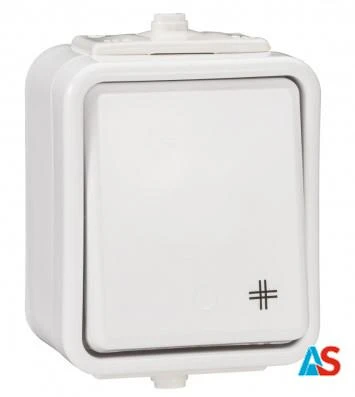 CEDAR Łącznik krzyżowy hermetyczny IP44 10A biały WNt-700C WNT700C01