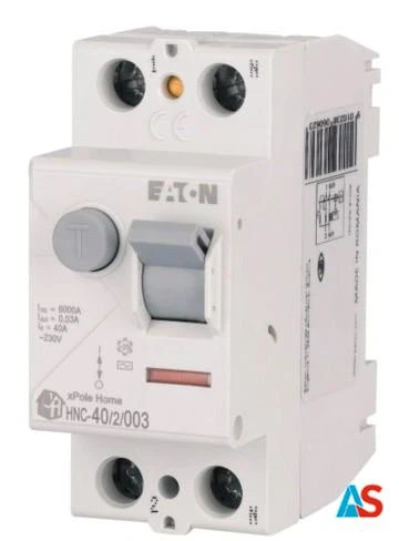 EATON Wyłącznik różnicowoprądowy 2P 40A 0,03A typ AC xPole Home HNC-40/2/003 194691