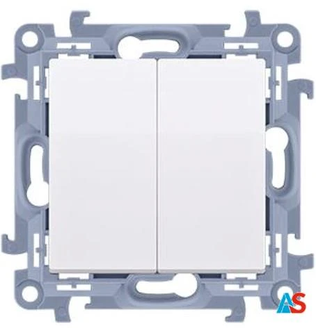 Simon 10 Łącznik świecznikowy 10AX IP20 biały CW5.01/11