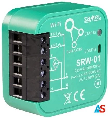 ZAMEL SUPLA Sterownik rolet WI-FI SRW-01 SPL10000004
