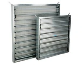 Żaluzja wlotowa bez siatki 1380x1380x100mm z silnikiem