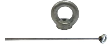 Uszko pręta do wlotów, nierdzewka