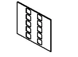 Taśma jajowa 2 Perf. (szer. 15 cm)
