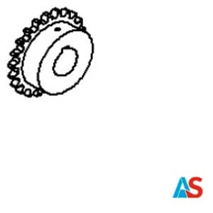 Koło zębate 30H7 1/2