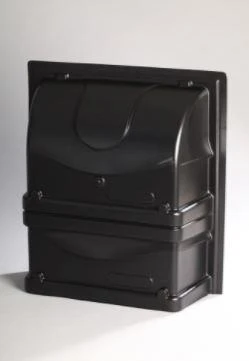 OS1p - osłona mała czarna przedłużana (850x900x300)