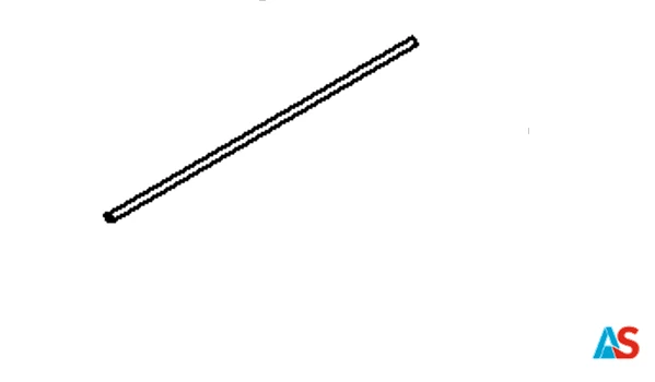 Pręt szczotki 10*495 modułu zawracania VB40