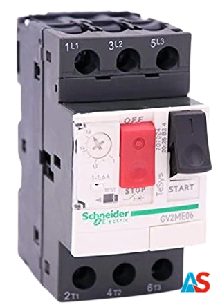 Wyłącznik silnikowy 3P 0,55kW 1-1,6A - GV2ME06