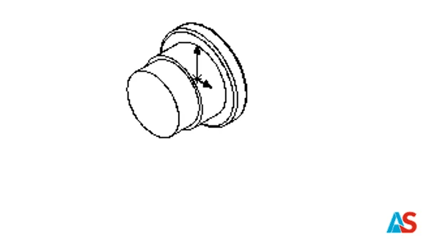 ZB5-AS844 Noodst dr IP65 40mm