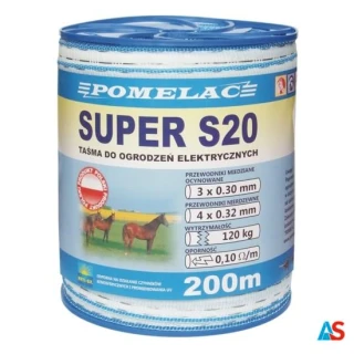 TAŚMA BIAŁO-NIEBIESKA SUPER S 20 - 200m