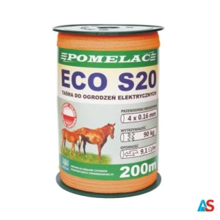 TAŚMA ECO S20 POMARAŃCZOWA - 200m