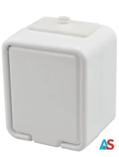 Cedar Gniazdo hermetyczne pojedyńcze białe Nt-130H