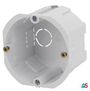 Puszka podtynkowa 60mm regips biała PK - fi 60 x50ep 13.60