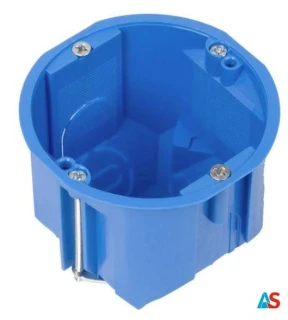 Puszka podtynkowa 60mm regips głęboka niebieska PV 60D 32013203