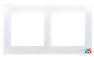 Simon 54 Premium Ramka podwójna biała DR2/11