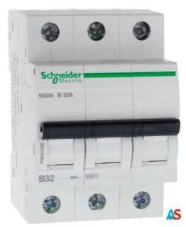 Wyłącznik nadprądowy 3P B 32A 6kA AC K60N A9K01332