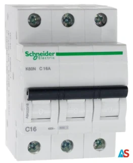 Wyłącznik nadprądowy 3P C 16A 6kA AC K60N A9K02316