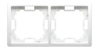 Simon Basic Standard Ramka podwójna biała BMR2/11