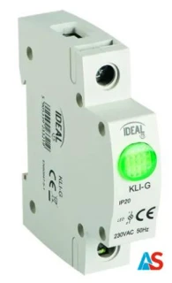 Lampka modułowa LED KLI-G zielona 23321