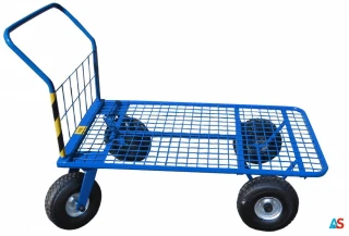 Wózek platformowy Stach III z podłogą z siatki