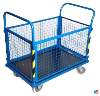 Wózek gospodarczy Romek VII zabudowany siatką