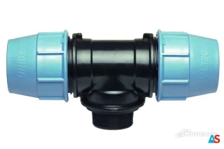 Trójnik z gwintem zewnętrznym PE 20 x 1/2
