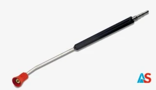 Lanca zraszająca VA 1200mm zagięta pod kątem 15 °, złączka KEW, dysza kontrolna czerwona 1/4 