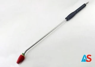 Lanca zraszająca ze stali nierdzewnej 1200 mm zagięta pod kątem 15 °, złączka KEW, dysza obrotowa L070 1/4 