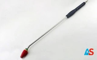 Lanca zraszająca ze stali nierdzewnej 1500 mm wygięta pod kątem 15 °, złączka KEW, dysza obrotowa L150 1/4 