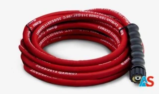 EHRLE Wąż wysokociśn. 10m DN06 z ochroną przed zginaniem po jednej stronie, 250bar,150'C HSC M22x1,5